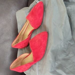 Naturalizer Samantha Red Suede Flat. Size 6.5.(Stitchfix)